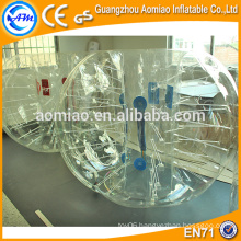 Air bubble ball human inflatable bumper bubble ball for football